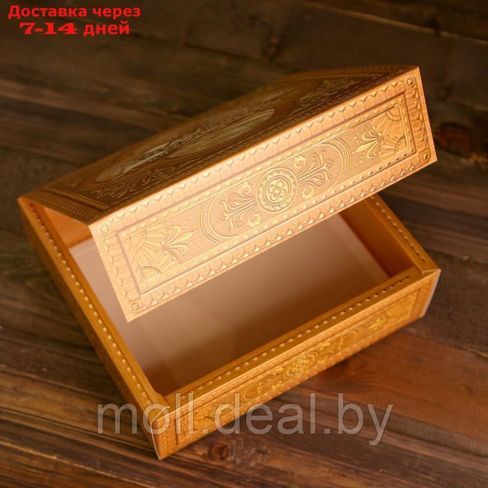 Коробка картонная "Шкатулка" + пакет, 27 х 8,5 х 19 см - фото 4 - id-p214901437