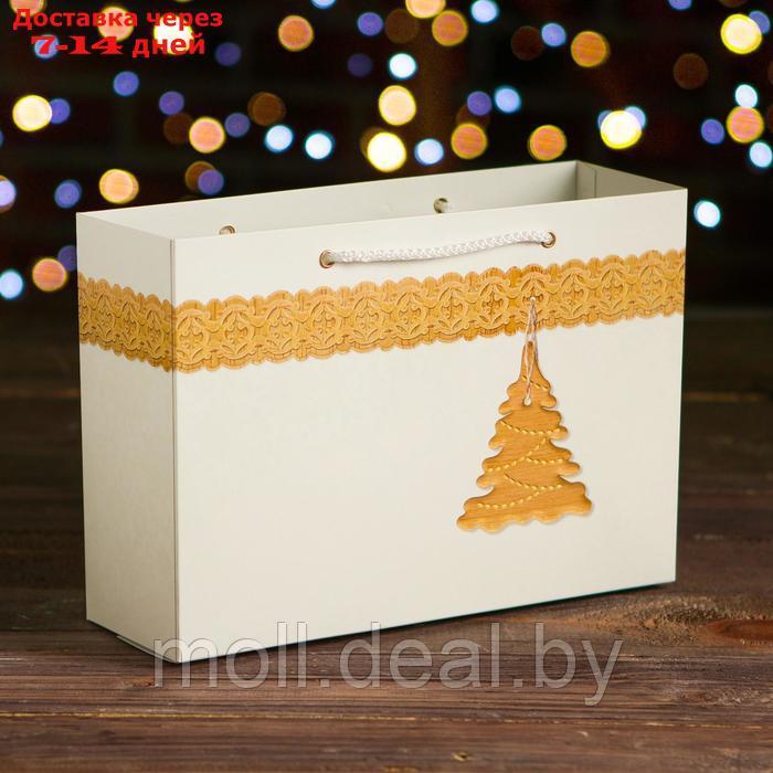 Коробка картонная "Шкатулка" + пакет, 27 х 8,5 х 19 см - фото 5 - id-p214901437