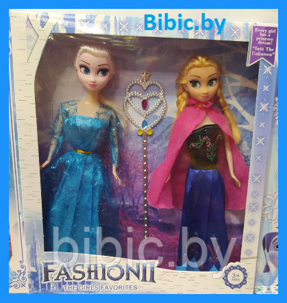 Детский игровой набор кукол Frozen Анна Эльза DX28A, герои мультфильма холодное сердце, игра для девочек - фото 1 - id-p214931210
