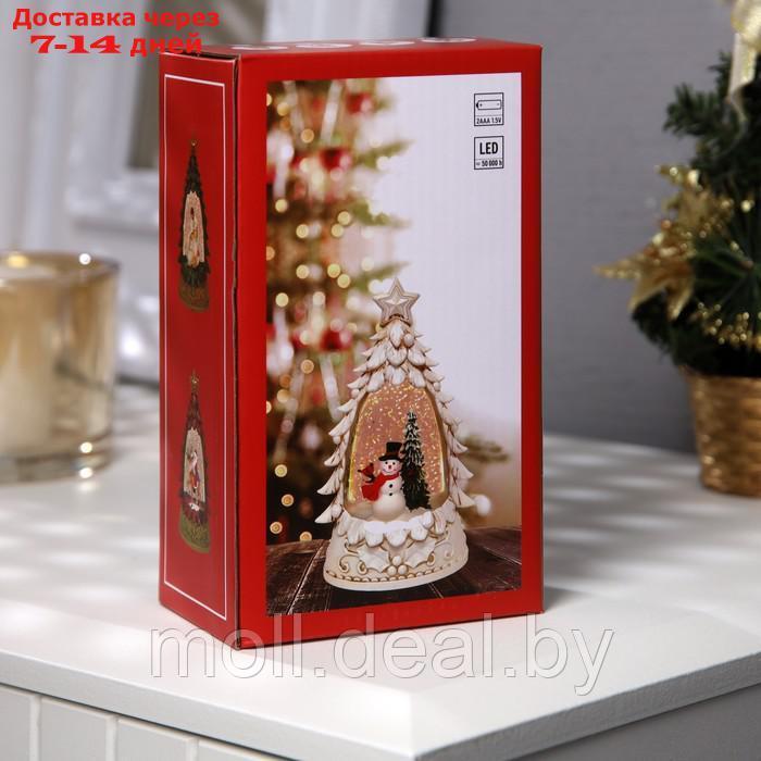 Светодиодная фигура "Дед Мороз с подарками" 9 × 15 × 4 см, пластик, батарейки АААх2 (не в комплекте), свечение - фото 4 - id-p214900389