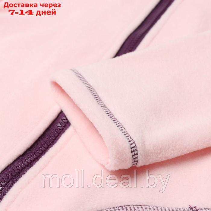 Джемпер для девочки, цвет нежно-розовый, рост 128 см - фото 3 - id-p214899705