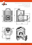 Чугунная печь для бани ЭТНА 18 (ДТ-4) Закрытая каменка, Стандарт, фото 2