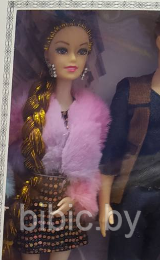 Кукла Барби с Кеном Modern Fashion Y016B8 , детский игровой набор кукол Barbie Ken для девочек с аксессуарами - фото 3 - id-p214931373