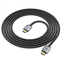 Адаптер US03 HDMI 2.0 Male to Male 4K HD data cable(L=1M) черный