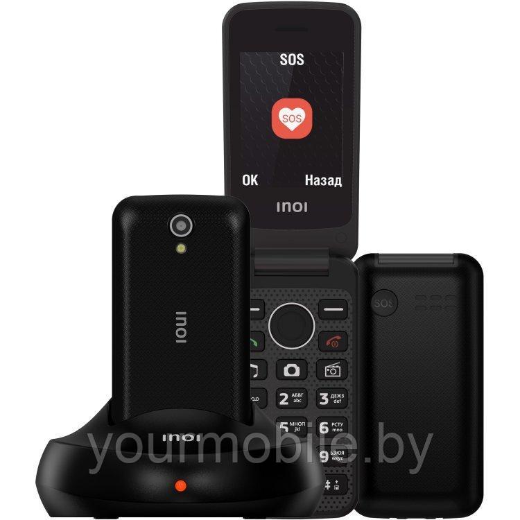Мобильный телефон INOI 247B с док-станцией Черный - фото 2 - id-p214931415