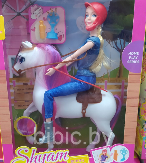 Детский игровой набор кукол Барби, Barbie с лошадкой и аксессуарами, LY633B кукла с пони, игрушка для девочек - фото 3 - id-p214931584