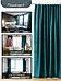Шторы блэкаут бирюзовые бархатные готовый комплект велюр плотные портьеры для зала спальни в гостиную, фото 8