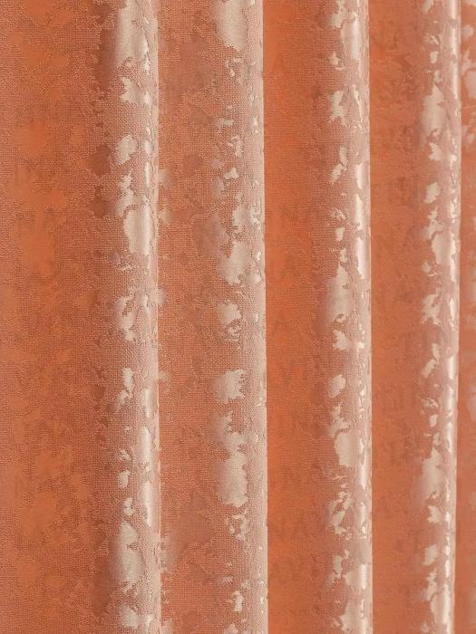 Шторы блэкаут готовые оранжевые мраморные современные плотные комплект портьеры для зала спальни в гостиную - фото 5 - id-p214931813