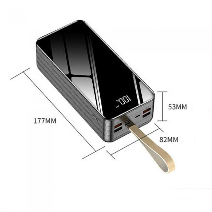 Повербанк для iphone samsung xiaomi ноутбука пауэрбанк быстрая зарядка телефона power bank мощный 100000 mAh - фото 7 - id-p214931840