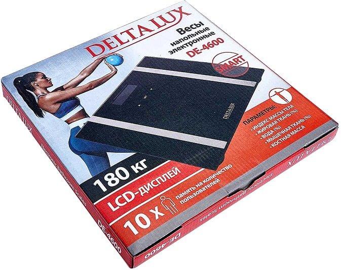 Напольные весы Delta Lux DE-4600 (черный) - фото 2 - id-p214933466