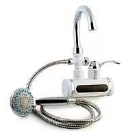 Проточный водонагреватель с душем (боковое подключение) Instant electric heating water faucet & shower