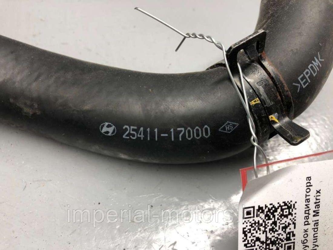 Патрубок радиатора Hyundai Matrix - фото 2 - id-p214280222