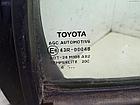 Стекло форточки двери задней правой Toyota Yaris (2005-2011), фото 2