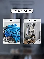 Вешалка MELIQ напольная для одежды / с полочками для вещей, фото 3