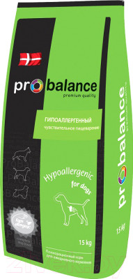 Сухой корм для собак ProBalance Hypoallergenic - фото 1 - id-p214941646