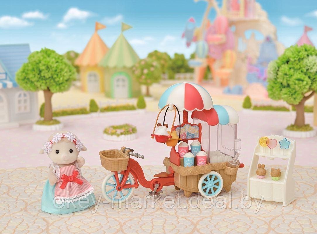 Игровой набор Sylvanian Families Трехколесный велосипед с попкорном 5653 - фото 6 - id-p65217352