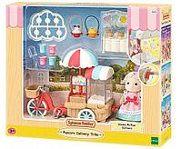 Игровой набор Sylvanian Families Трехколесный велосипед с попкорном 5653