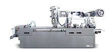 Автоматическая блистерная упаковочная машина для плоских блистеров (направляющий рельс) DPB-260/330