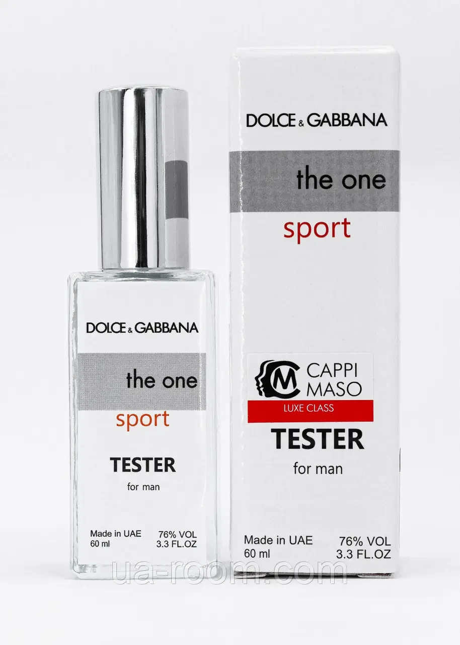Мужская парфюмерная вода Dolce&Gabbana - The One Sport edp 60ml (Tester Dubai) - фото 1 - id-p214944363
