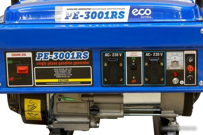 Бензиновый генератор ECO PE-3001RS - фото 5 - id-p214945929