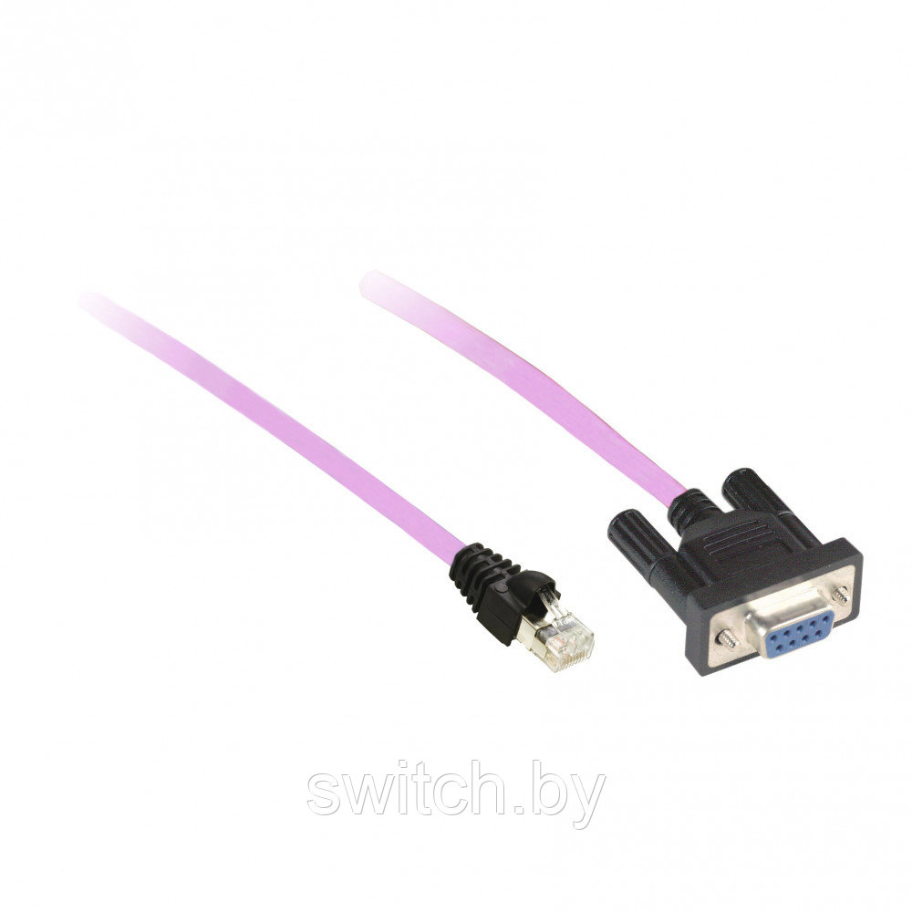 TCSCCN4F3M1T CANOPEN CABLE, 1M, SUB-D 9 FEMALE/RJ45 - фото 2 - id-p214945049