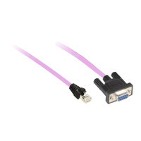 TCSCCN4F3M3T CANOPEN CABLE, 3M, SUB-D 9 FEMALE/RJ45 - фото 5 - id-p214945050