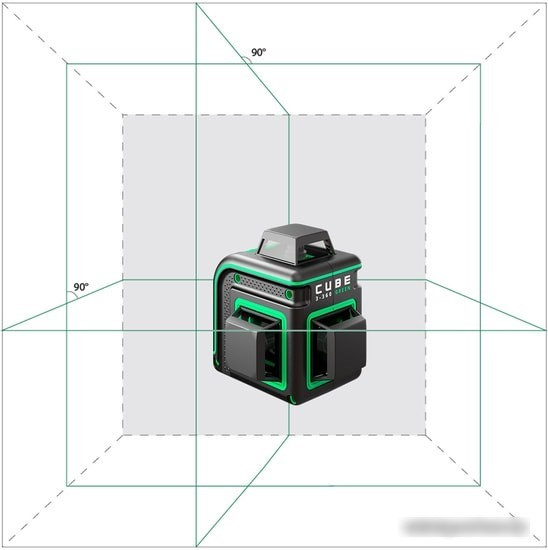 Лазерный нивелир ADA Instruments Cube 3-360 Green Basic Edition А00560 - фото 2 - id-p214946143