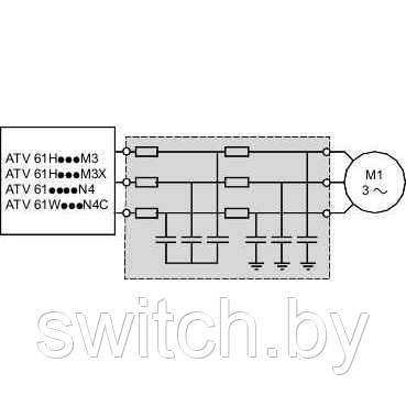 VW3A5208 СИНУС ФИЛЬТР 300A IP00 - фото 3 - id-p214945267