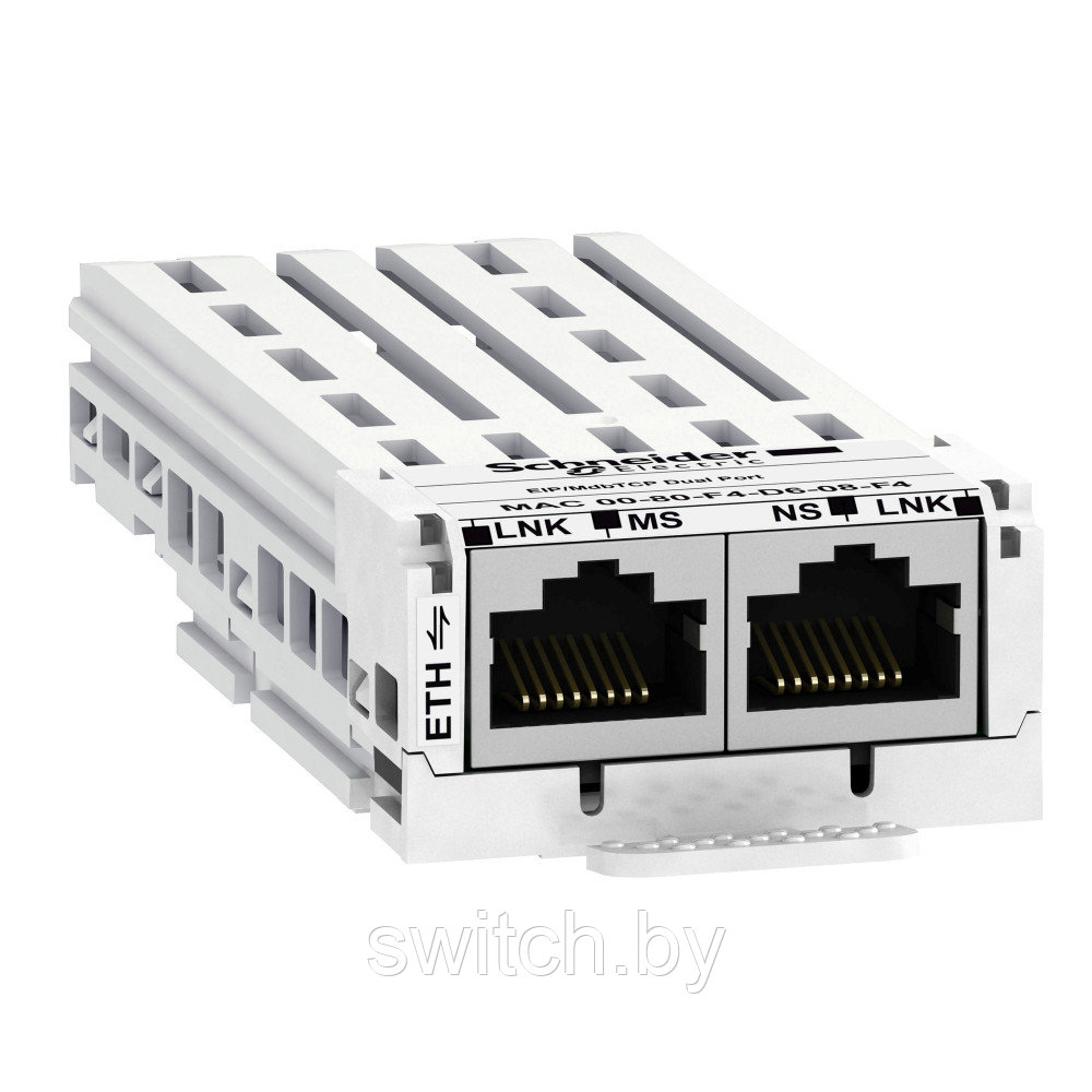 VW3A3721 Коммуникационная модуль Ethernet/IP, Modbus TCP + MD Link - фото 1 - id-p214945419