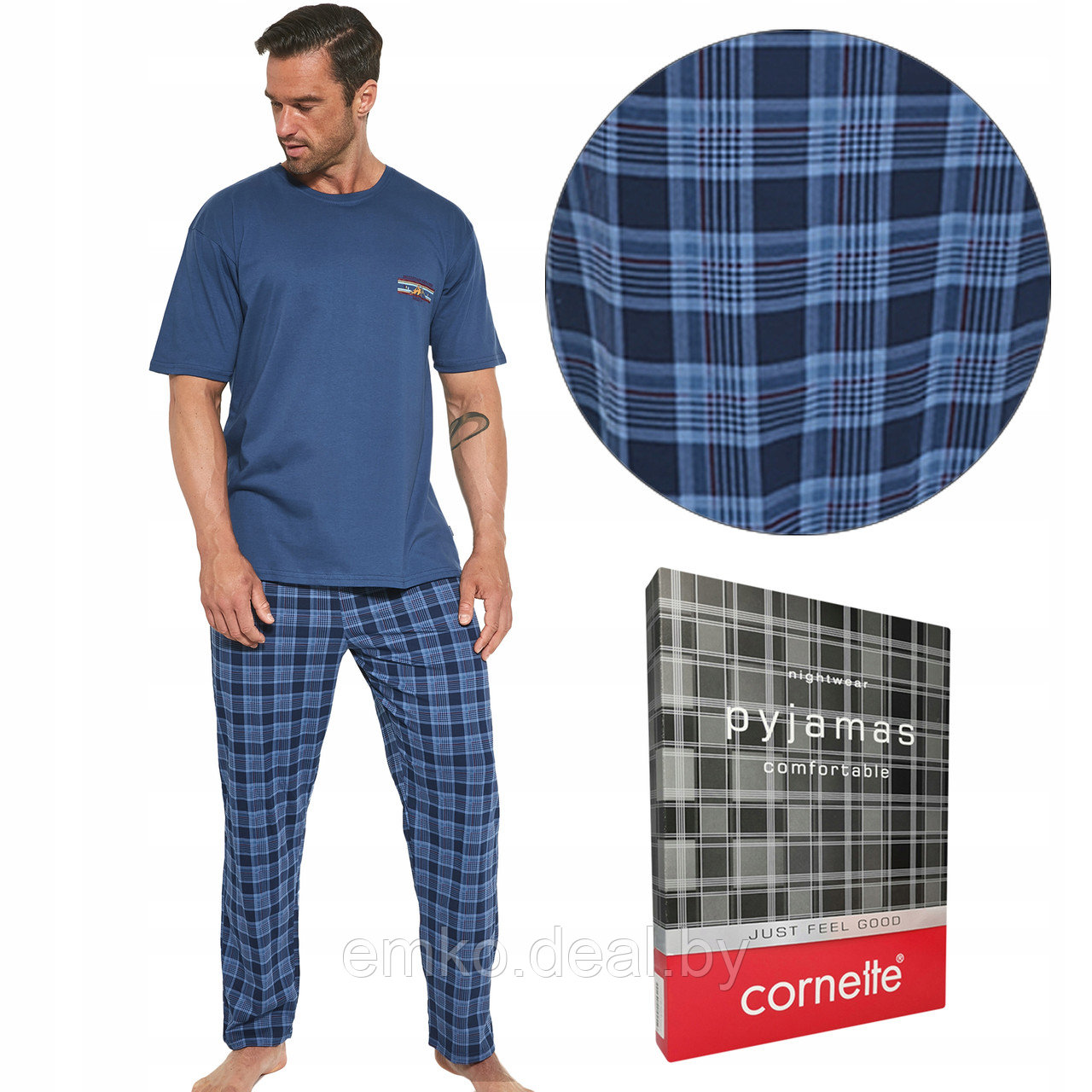 Пижама мужская CORNETTE MOUNTAIN 2 (134/180) XL - фото 1 - id-p214947184
