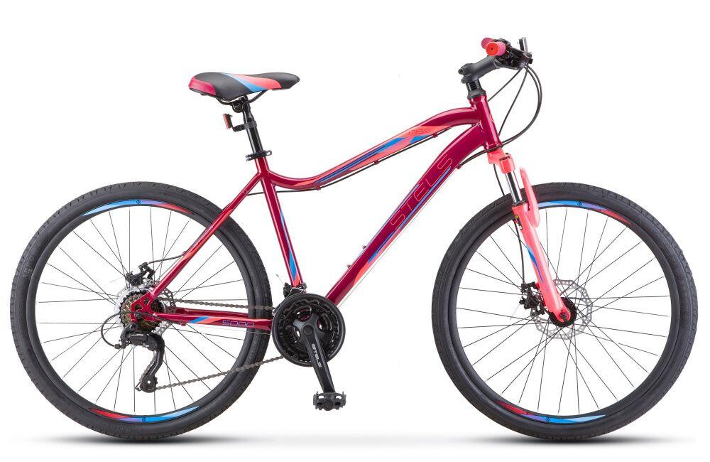 Велосипед Stels Miss 5000 MD 26 V020 р.16 2023 (вишневый/розовый)