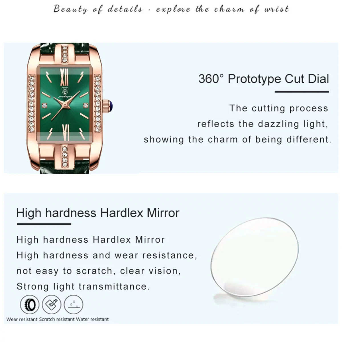 Оригинальные кварцевые женские часы Elegant "POEDAGAR" - фото 7 - id-p214948587