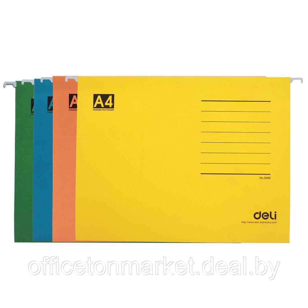 Файл подвесной к картотекам "Deli", A4, ассорти - фото 1 - id-p211738325