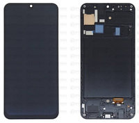 Дисплейный модуль Samsung A50 OLED в рамке Черный