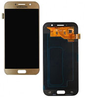 Дисплейный модуль Samsung A520 Золотой, OLED