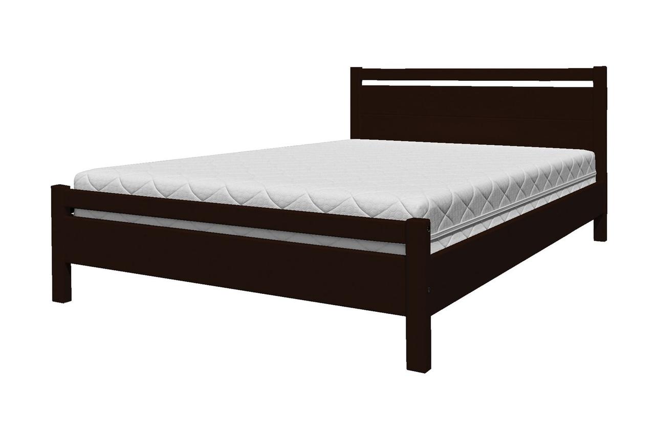 Кровать Вероника 1 160 с основанием массив фабрика Браво - 4 варианта цвета - фото 2 - id-p181392235