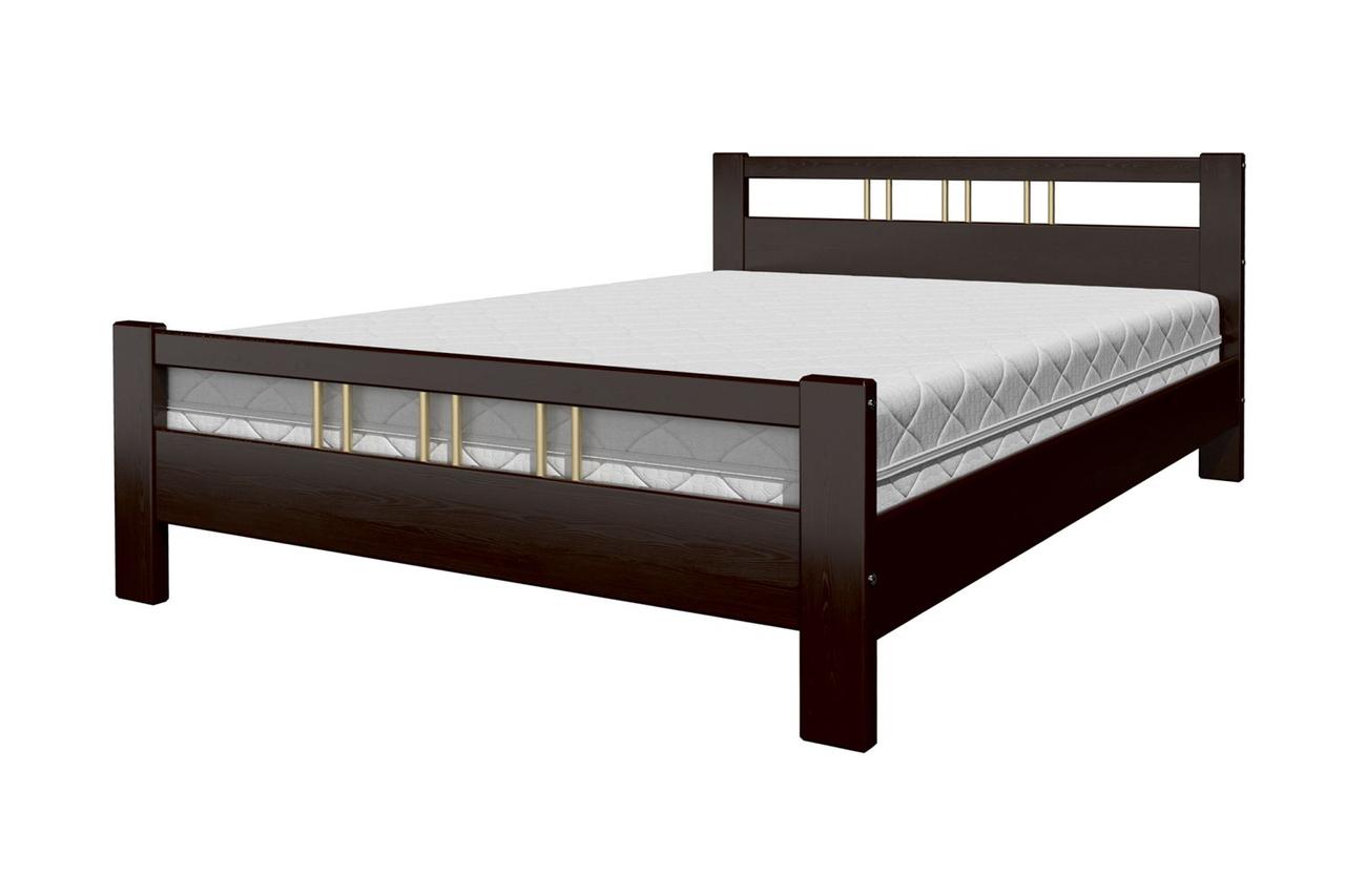 Кровать Вероника 3 160 с основанием массив фабрика Браво - 4 варианта цвета - фото 2 - id-p181392599