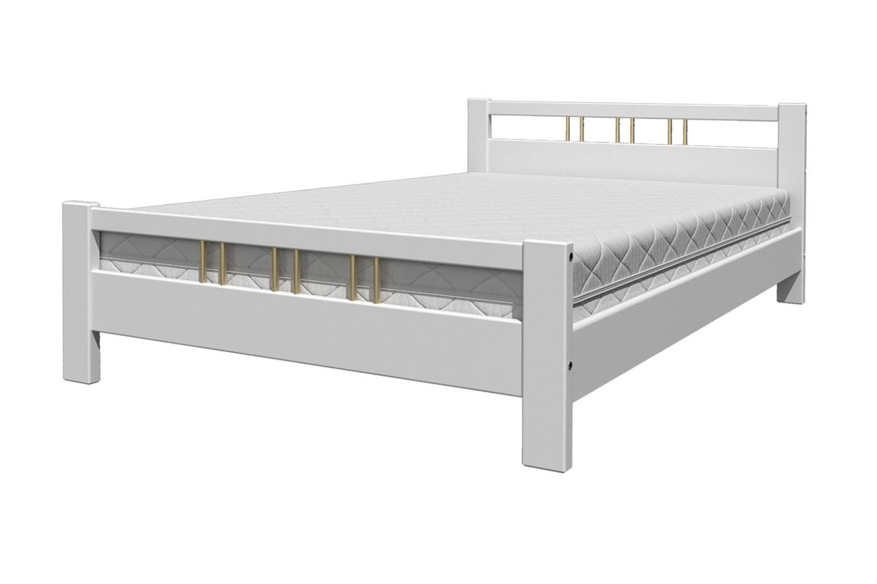 Кровать Вероника 3 160  с основанием массив фабрика Браво  - 4 варианта цвета