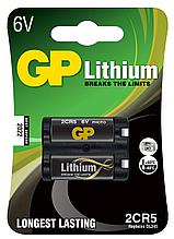 Литиевая батарейка GP Lithium 2CR5 BP