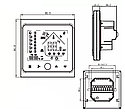 Программируемый терморегулятор Smart Life AC 603H-B WIFI, черный цвет, фото 3