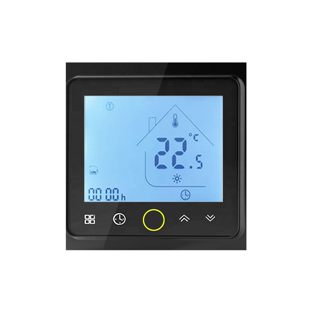Программируемый терморегулятор Smart Life AC 603H-B WIFI, черный цвет - фото 2 - id-p214959271