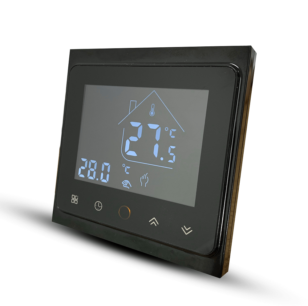 Программируемый терморегулятор Smart Life AC 603H-B WIFI, черный цвет - фото 1 - id-p214959271