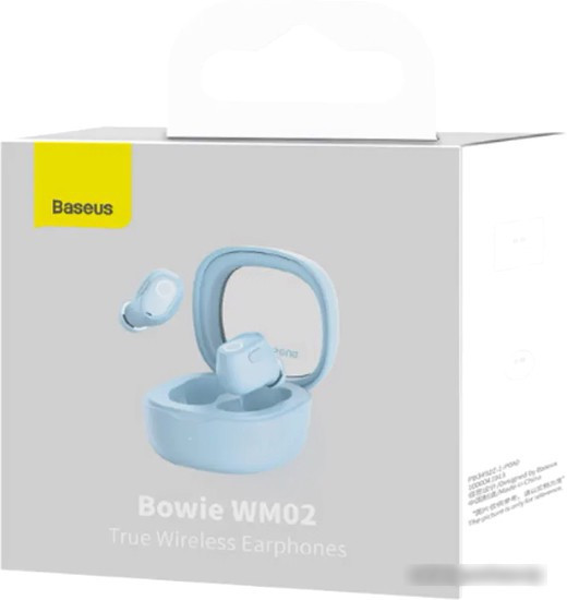 Наушники Baseus Bowie WM02 (голубой) - фото 4 - id-p214964011