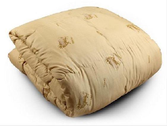 Овечье шерстяное двуспальное одеяло ОРИОН 170x205 натуральное зимнее стеганое из овечьей шерсти овчины - фото 1 - id-p214715864