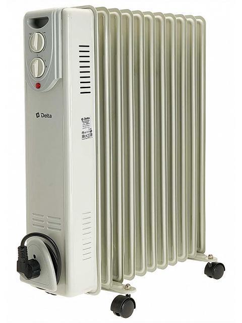 Обогреватель масляный радиатор Delta D05-11 Р1-00014223 электрический напольный бытовой для помещений дачи - фото 1 - id-p214664977