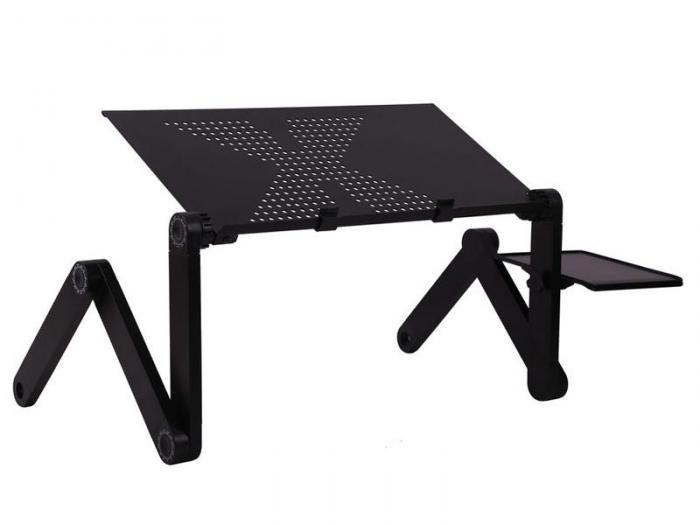 Кроватный маленький столик трансформер подставка для ноутбука NS14 складной компьютерный стол в кровать - фото 1 - id-p214716495