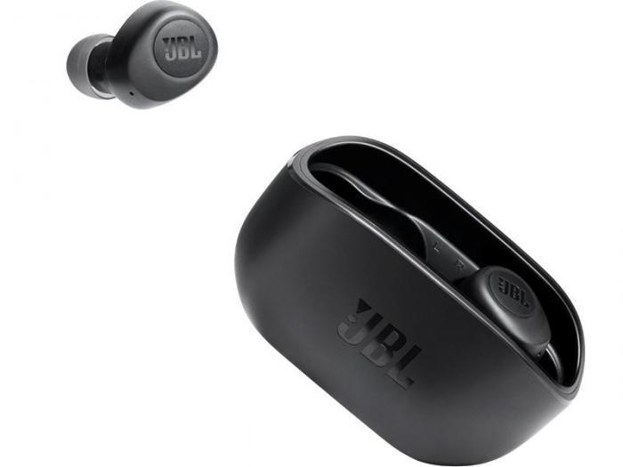 Беспроводные bluetooth наушники с микрофоном JBL W100TWS черные JBLW100TWSBLK для телефона телевизора - фото 1 - id-p214779416