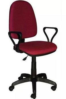 Кресло OLSS кресло ПРЕСТИЖ бордовый В-2А офисное поворотное на колесиках