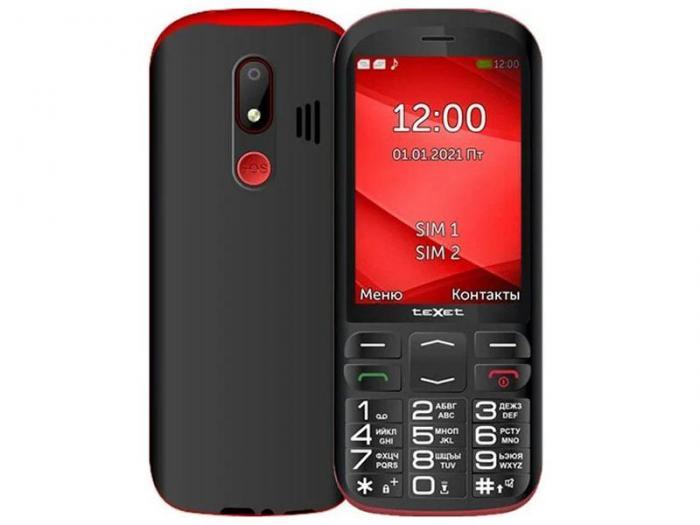 Сотовый телефон teXet TM-B409 Black-Red - фото 1 - id-p214932697