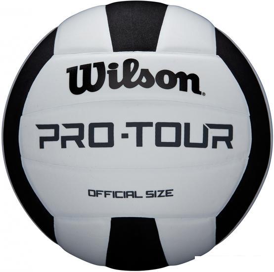 Волейбольный мяч Wilson Pro Tour Vb WTH20119X (5 размер, белый/черный) - фото 1 - id-p214610299